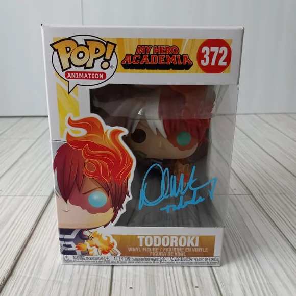 Funko POP! Todoroki My Hero Academia #372 David Matranga Autographed